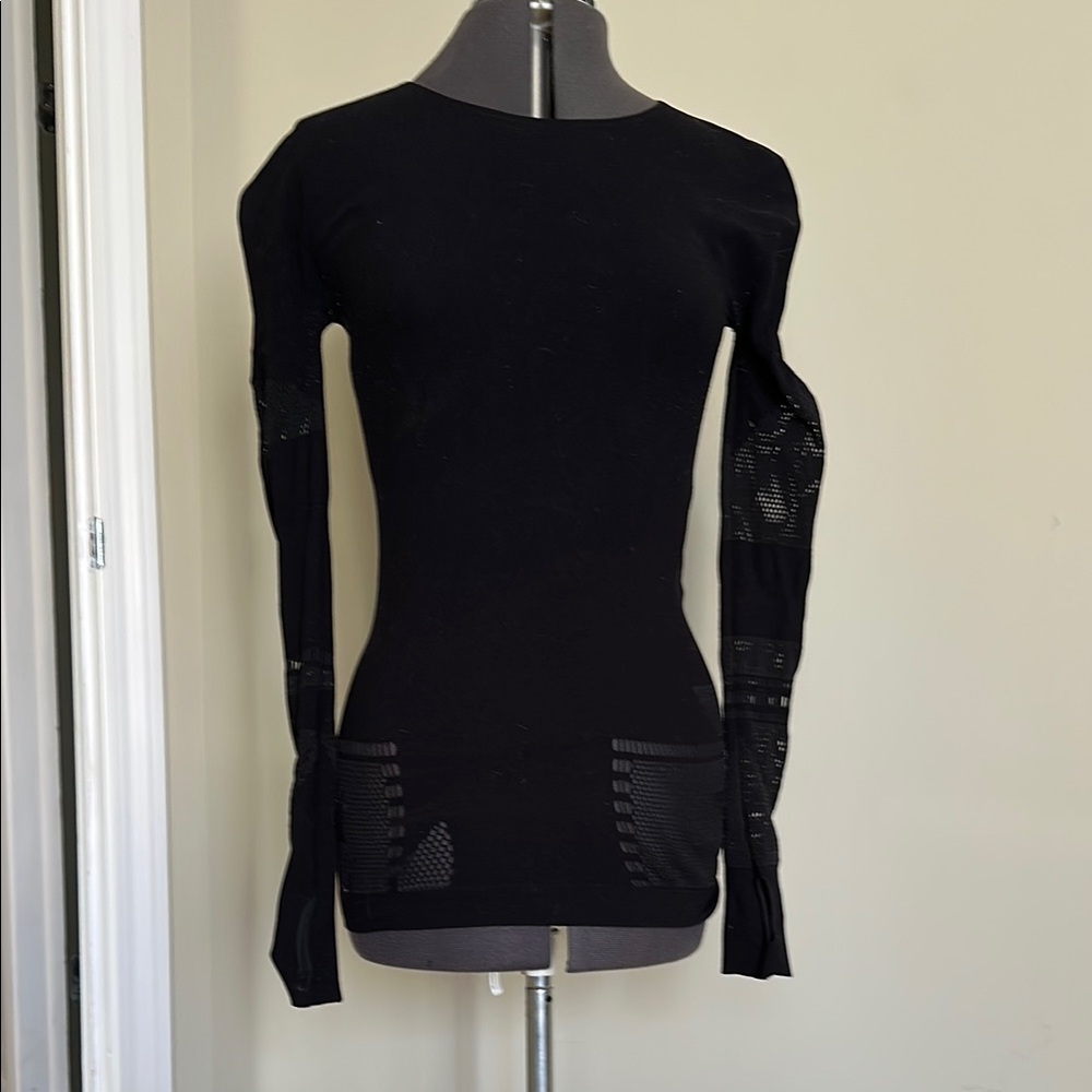 Sweaty Betty Black Fitted Cut Out Bodysuit